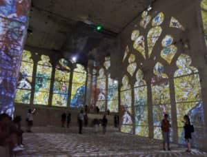 Visite des Baux de Provence : les carrières de Lumières