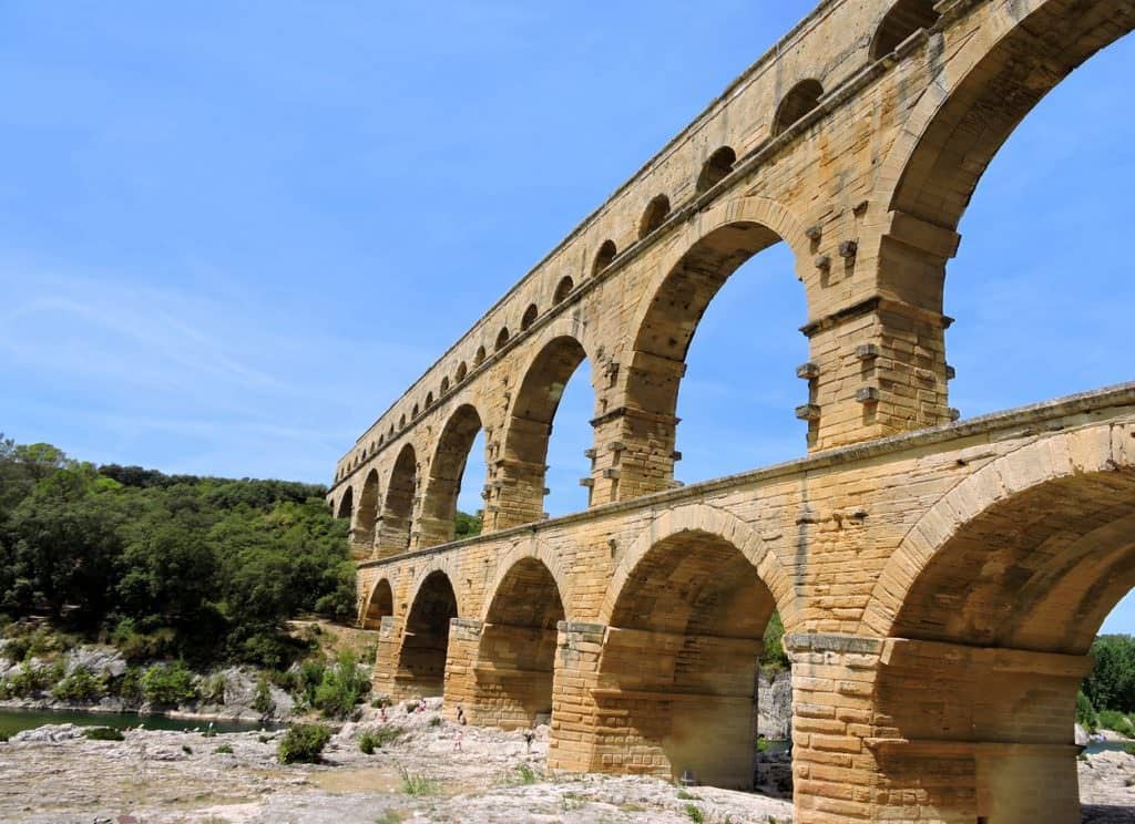 Vallée du Rhône : site romain du Pont du Gard