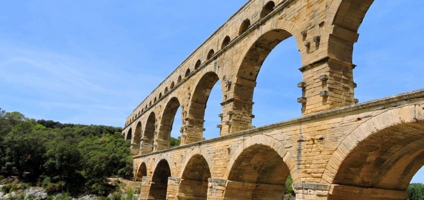 Vallée du Rhône : site romain du Pont du Gard
