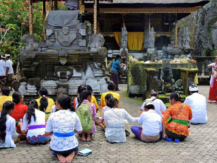 Voyage à Bali : visite de temple