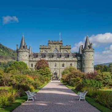 Au château d’Inveraray avec Downton Abbey