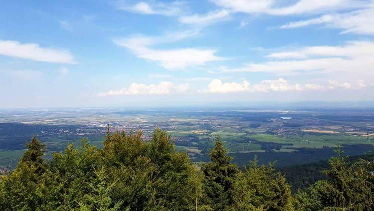 visite au Mont Saint Odile en Alsace