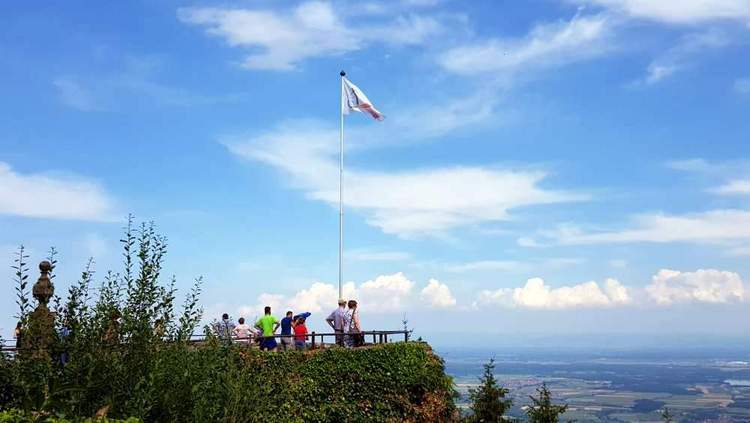 visite au Mont Saint Odile en Alsace