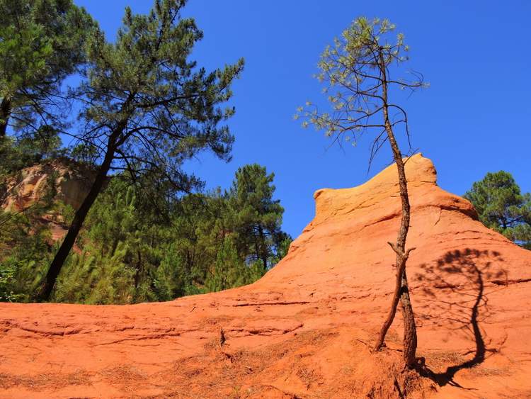 découverte du sentier des ocres de Roussillon dans le Luberon