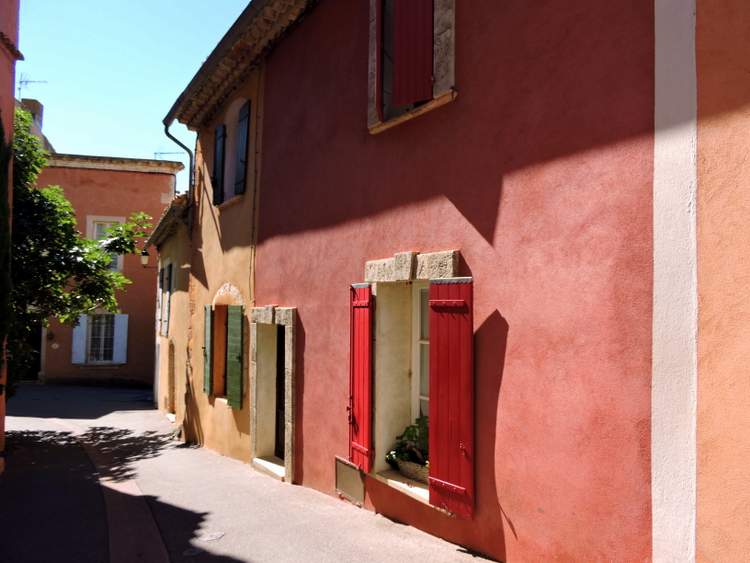 visite du villlage de Roussillon dans le Luberon