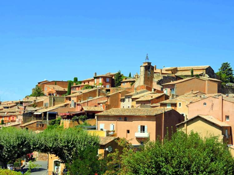 visite du villlage de Roussillon dans le Luberon