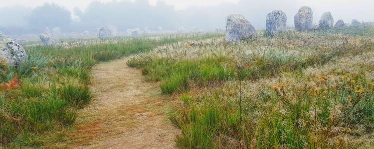 visite des alignements de Carnac dans le Morbihan