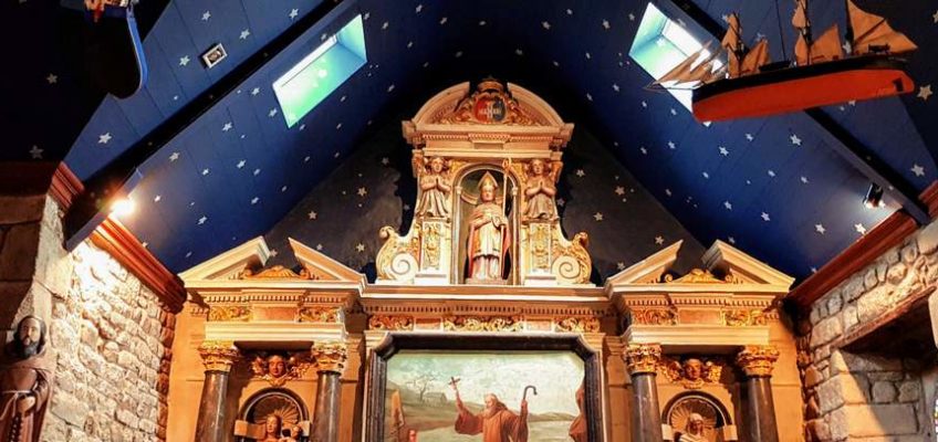 visite de la chapelle de Saint Philibert dans le Morbihan