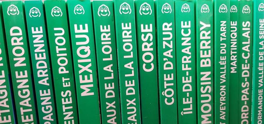 choisir son guide de voyage : guide vert de Michelin