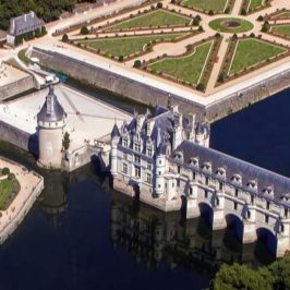 vol en montgolfière au dessus du château de Chenonceau