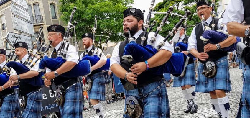 Grande parade des Nations Celtes du festival interceltique de Lorient