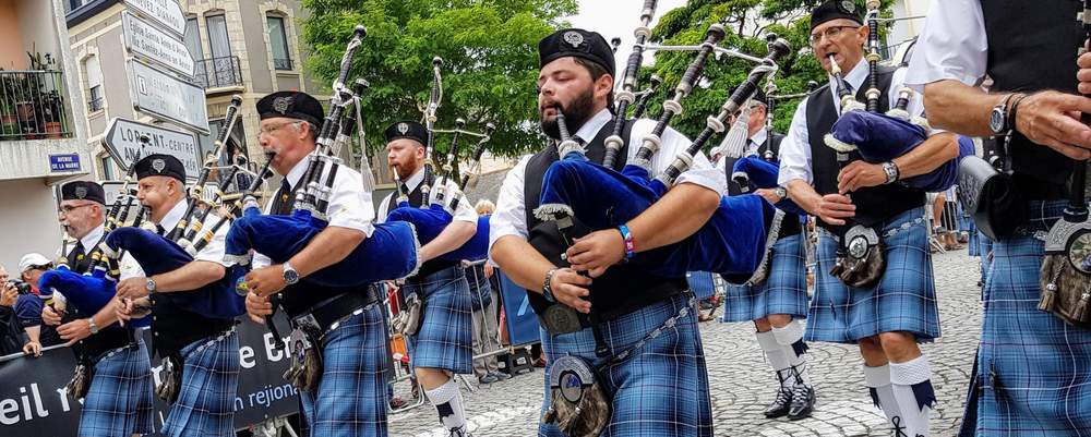 Grande parade des Nations Celtes du festival interceltique de Lorient