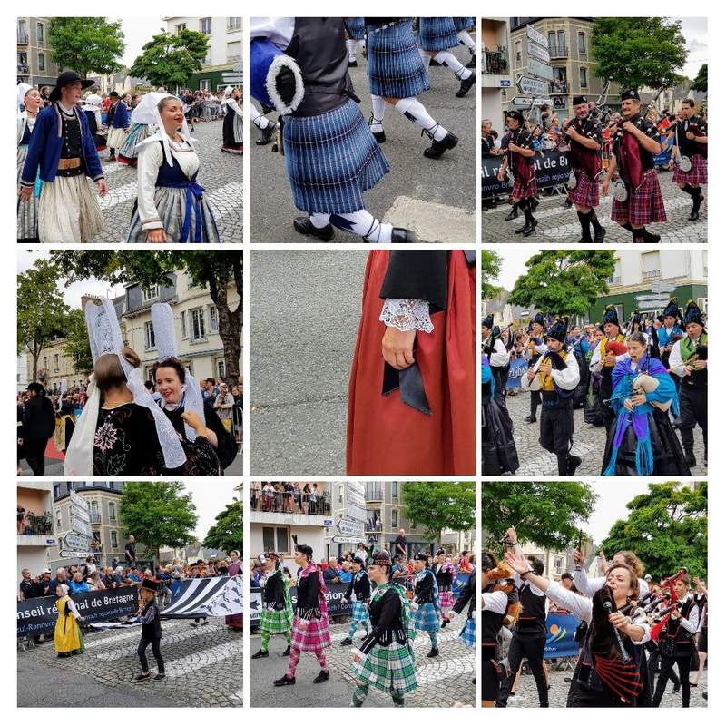 Grande parade des Nations Celtes du festival interceltique de Lorient