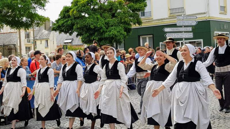 Grande parade des Nations Celtes du festival interceltique de Lorient