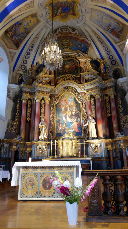 Eglise baroque de Saint-Nicolas de Véroce à Saint-Gervais