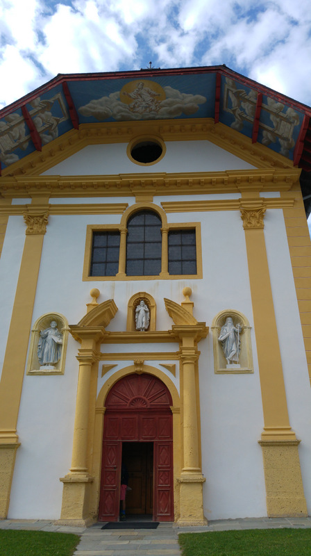 Eglise baroque de Saint-Nicolas de Véroce à Saint-Gervais