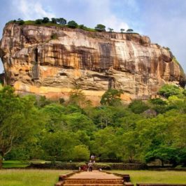 visite de la forteresse de Sigiriya - Rocher du lion