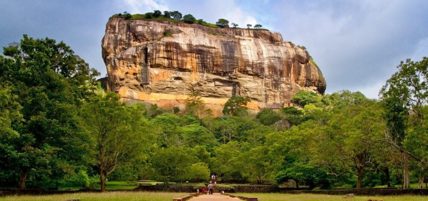 visite de la forteresse de Sigiriya - Rocher du lion