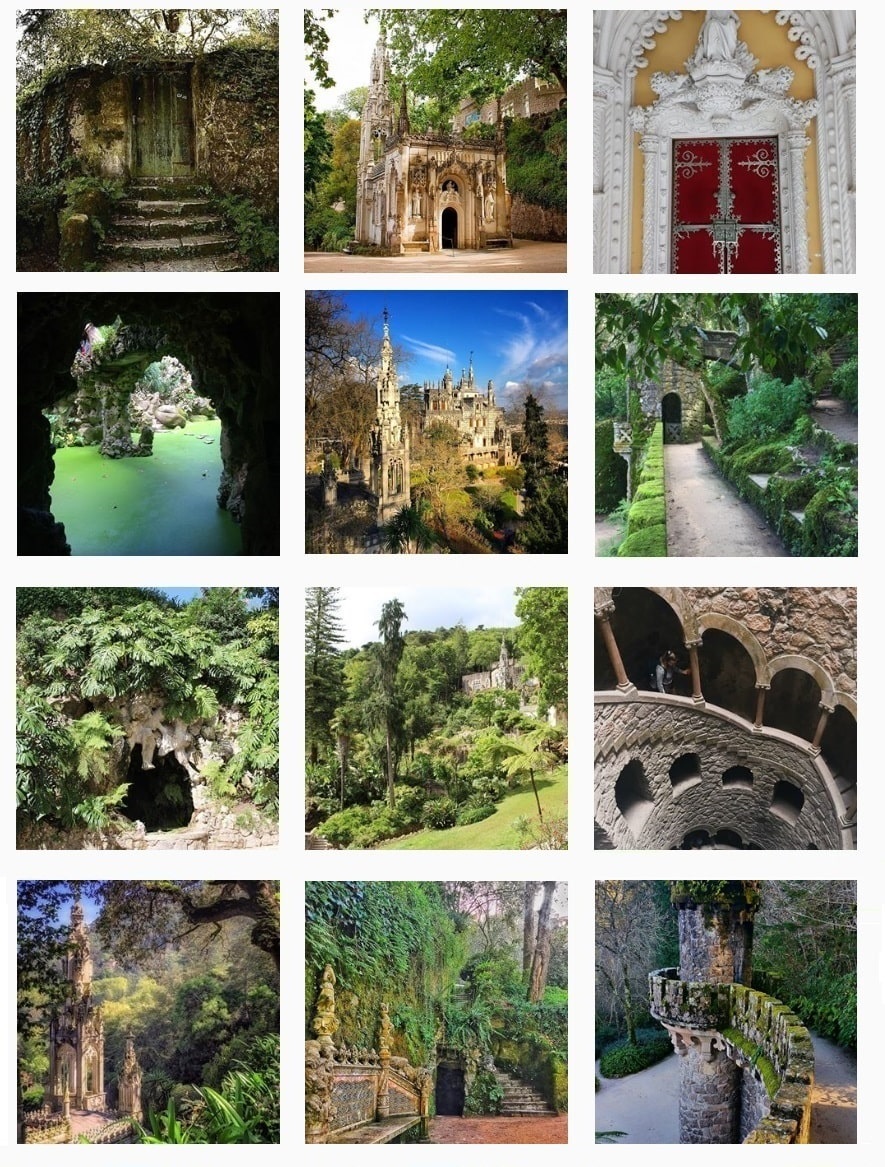 Sintra : visite du palais : la Quinta da Regaleira