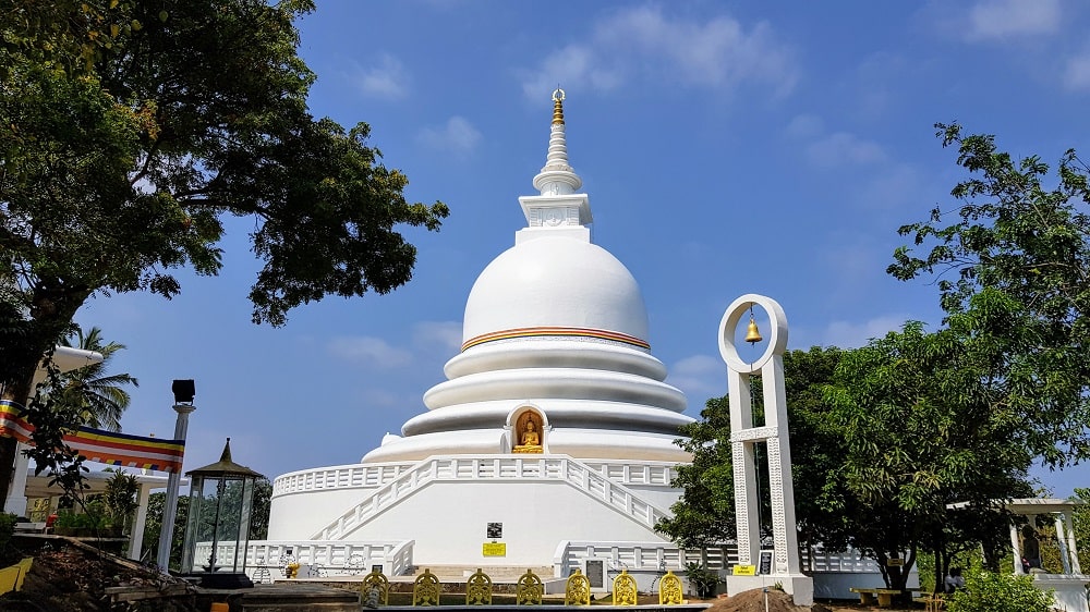 Unawatuna : pagode de la paix - Peace Pagode