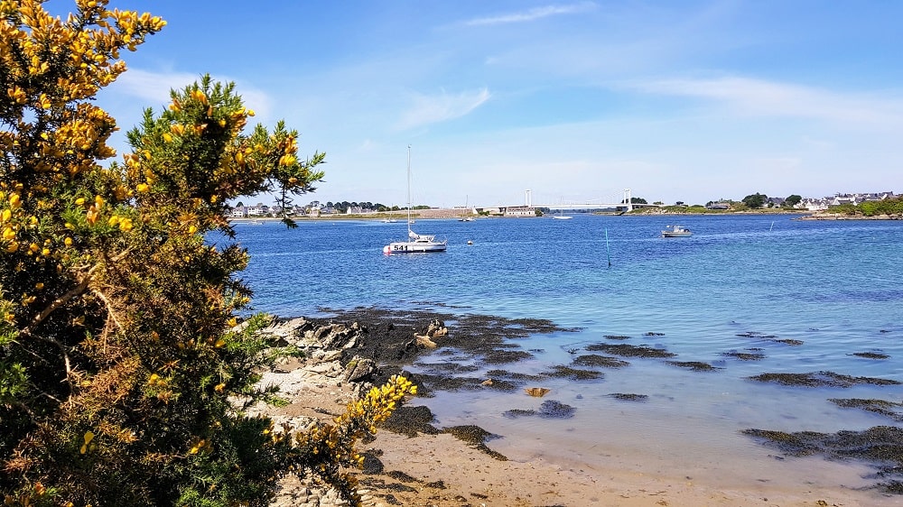 randonnée à la ria d'Etel : de Saint Cado à la pointe Roquenec