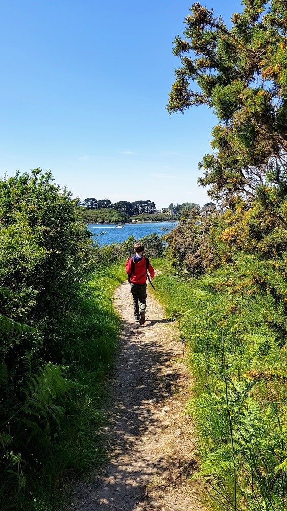 randonnée à la ria d'Etel : de Saint Cado à la pointe Roquenec