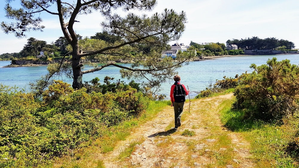 randonnée à la ria d'Etel : de Saint Cado à la pointe Roquenec