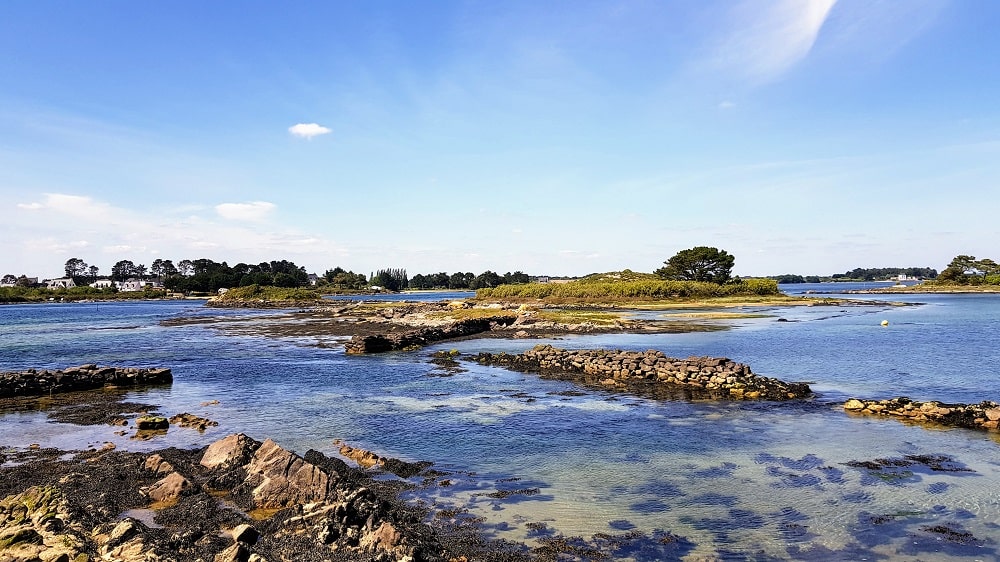 randonnée à la ria d'Etel : de Saint Cado à la pointe Roquenec