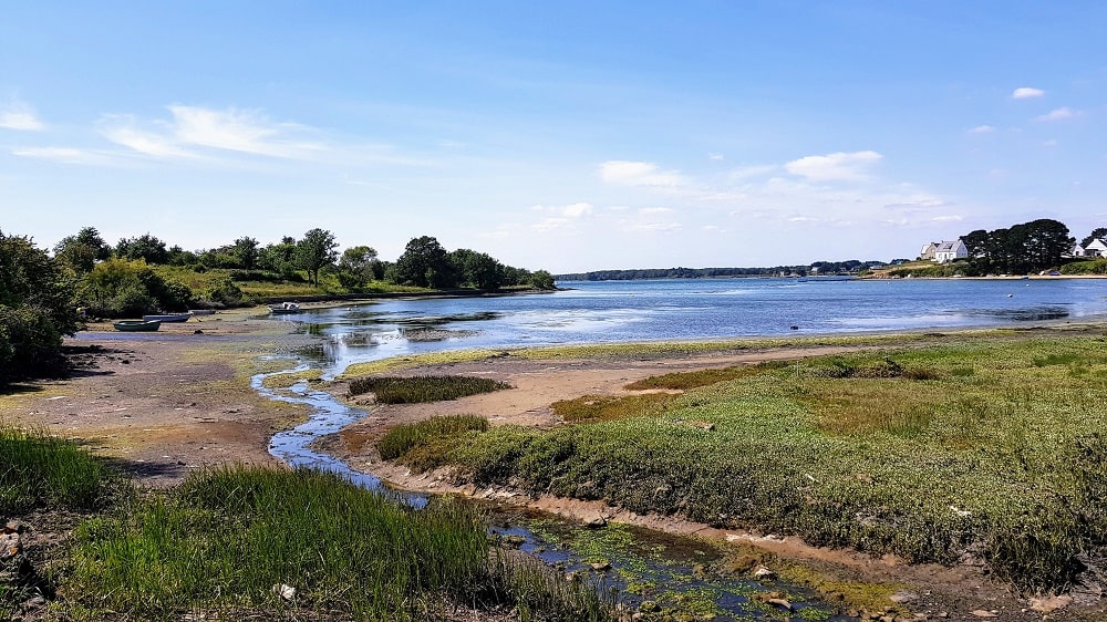 randonnée à la ria d'Etel : de Saint Cado à la pointe Roquenec