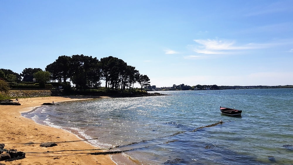 randonnée à la ria d'Etel : de Saint Cado à la pointe Roquenec