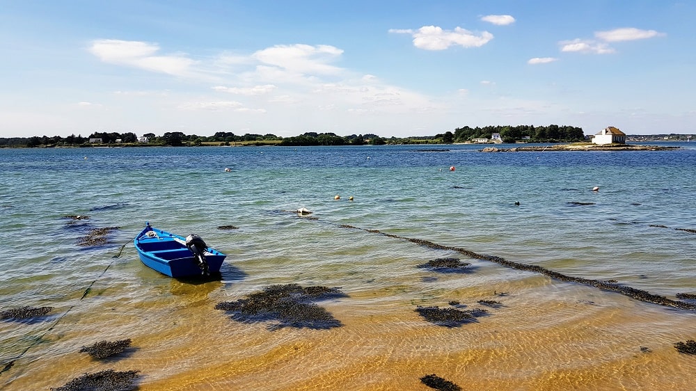 randonnée à la ria d'Etel : de Saint Cado à la pointe Roquenec