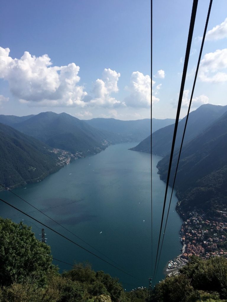 Lac de Côme - vue du funiculaire Pigra - © S.Brouchet