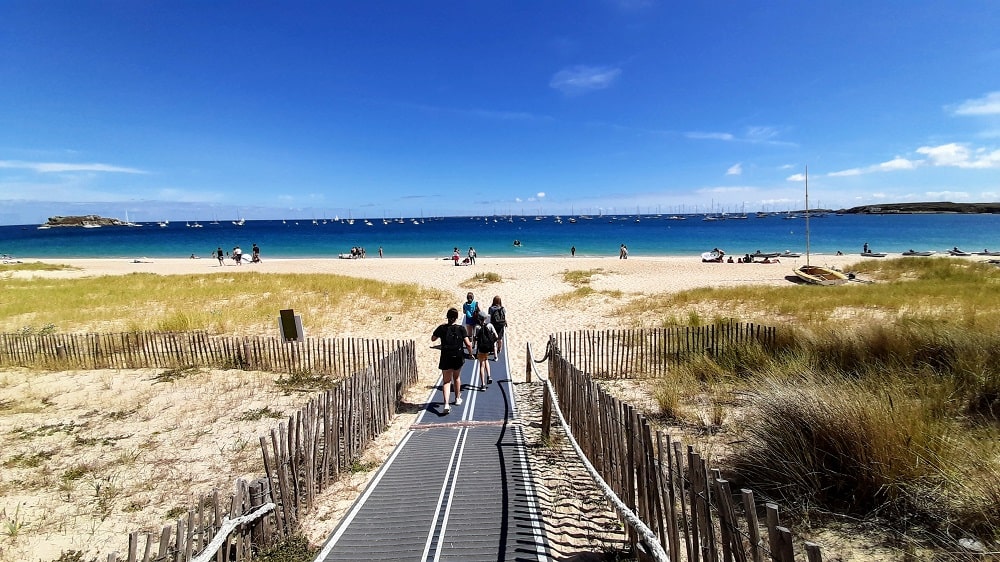 découverte de l'île de Houat - accès à la grande plage