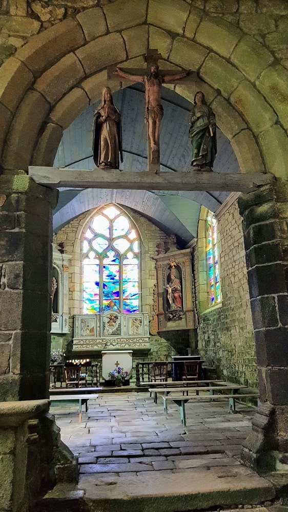 Intérieur de la chapelle de Locronan