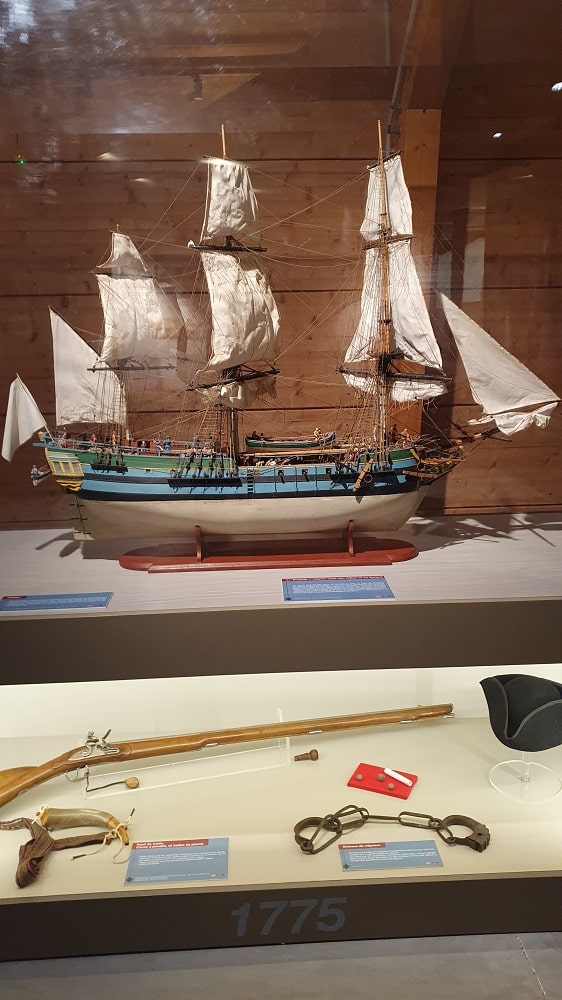 Maquette de bateau - musée maritime de La Rochelle