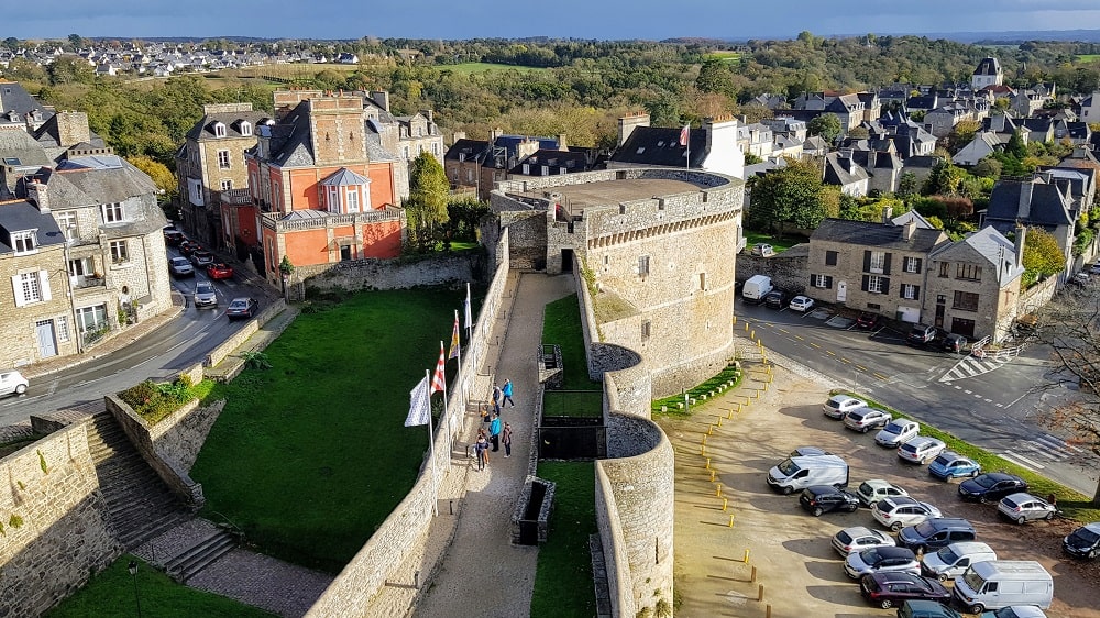 remparts - visite du château de Dinan