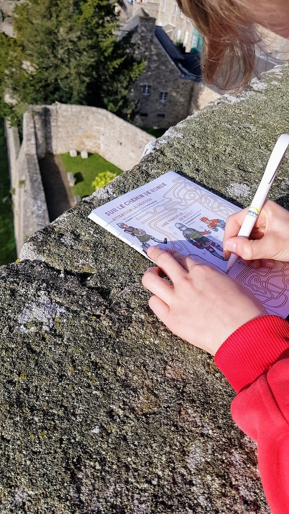 livret jeux - visite du château de Dinan