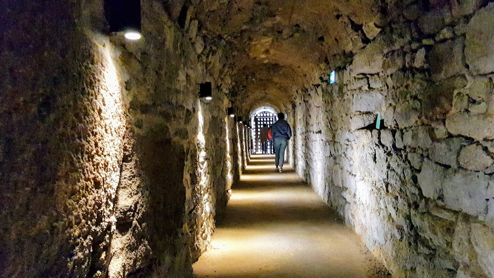 souterrain Mercoeur - visite du château de Dinan