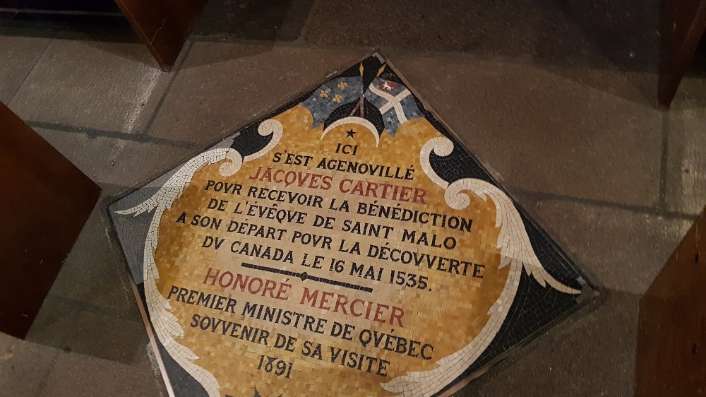 Jacques Cartier - Visite de Saint Malo