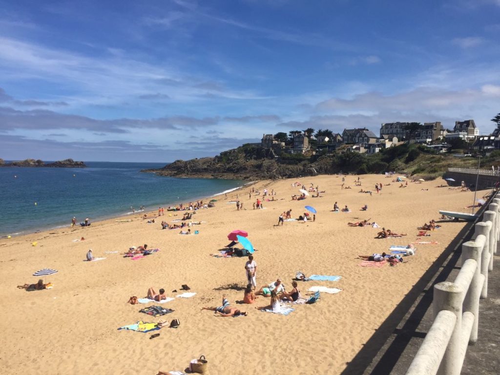 Saint Malo : : plage du Val