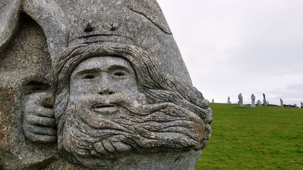 Vallée des Saints à Carnoët dans les Côtes d'Armor