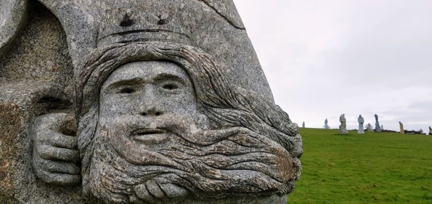 Vallée des Saints à Carnoët dans les Côtes d'Armor