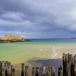 Saint Malo : plage et Fort national