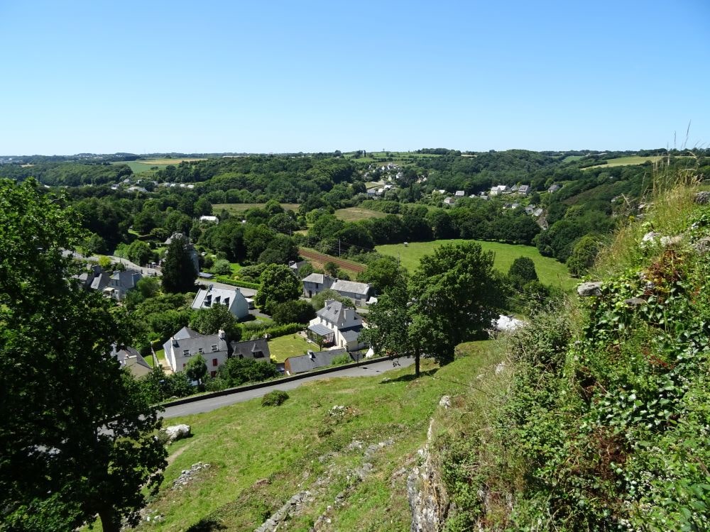 Que faire à Landerneau et dans les environs : vue depuis le château Roch Morvan