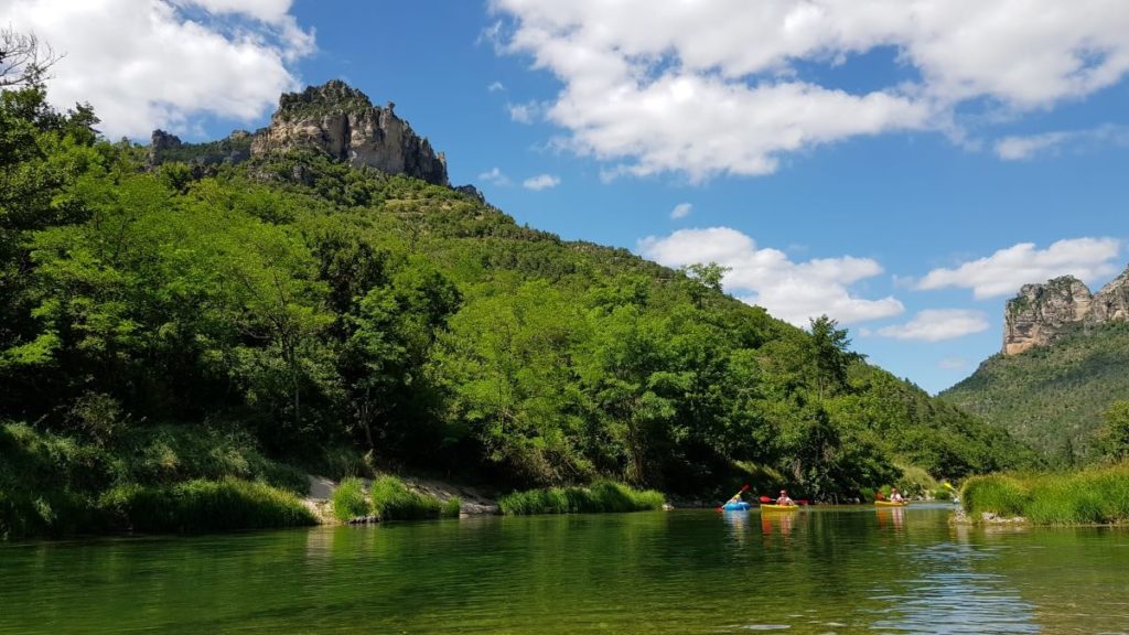 Canoë dans les Gorges du Tarn des Vignes au Rozier