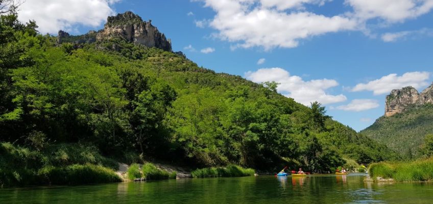 Canoë dans les Gorges du Tarn des Vignes au Rozier