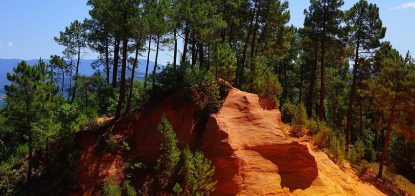 découverte du sentier des ocres de Roussillon dans le Luberon