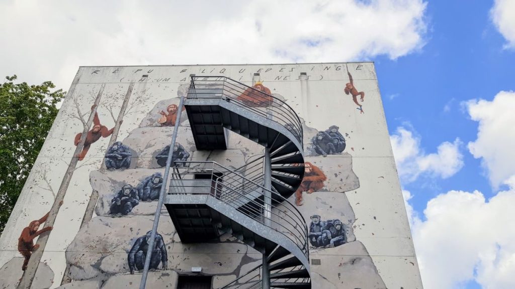 Street Art à Vannes dans le Morbihan - Dédale