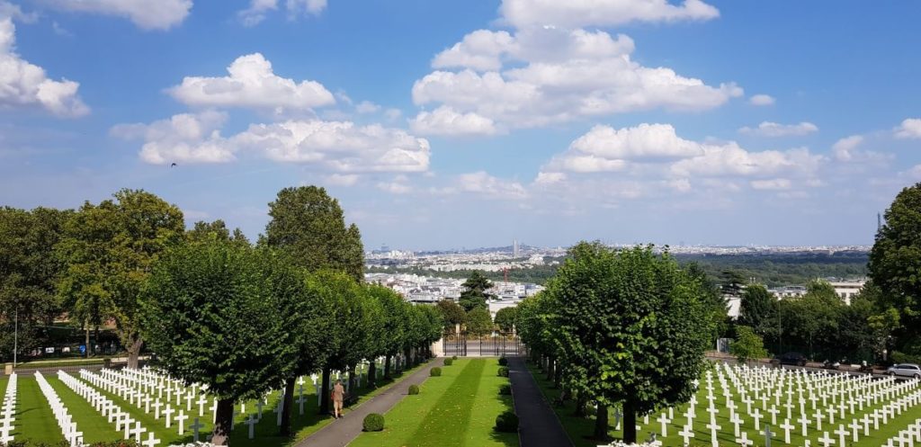 Visite du cimetière américain de Suresnes - Mont Valérien