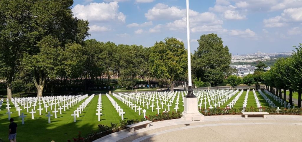 Visite du cimetière américain de Suresnes - Mont Valérien